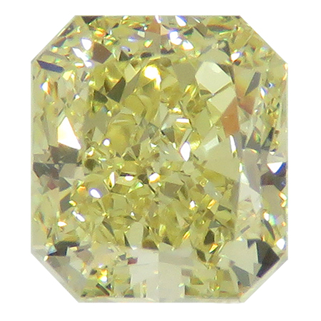 2.13 ct Radiant Diamond : Fancy Yellow / VVS1
