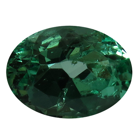 2.16 ct Oval Emerald : Rich Green