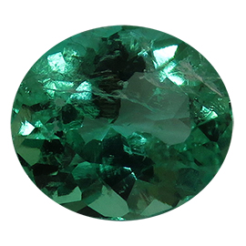 1.19 ct Oval Emerald : Rich Green