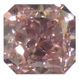 0.43 ct Radiant Diamond : Fancy Pink / SI2