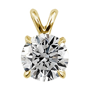 14K Yellow Gold 1.00 ct. Diamond Pendant