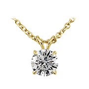 14K Yellow Gold 1.00cttw Diamond Pendant