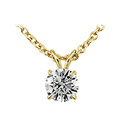 18K Yellow Gold 0.70cttw Diamond Pendant