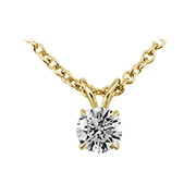 14K Yellow Gold 0.50cttw Diamond Pendant