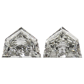 2.03 cttw Pair of Cadillac Natural Diamonds : H / SI1