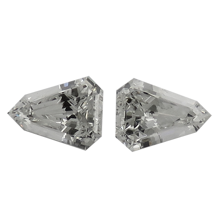 1.09 cttw Pair of Fantasy Natural Diamonds : I / SI1