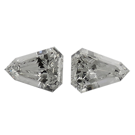 1.09 cttw Pair of Fantasy Natural Diamonds : I / SI1