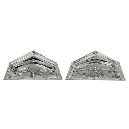 2.05 cttw Pair of Fantasy Natural Diamonds : I / VVS2