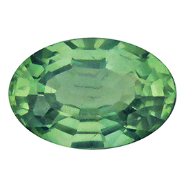 0.69 ct Oval Sapphire : Green