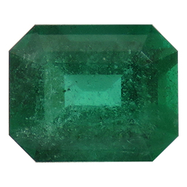 1.50 ct Emerald Cut Emerald : Rich Green