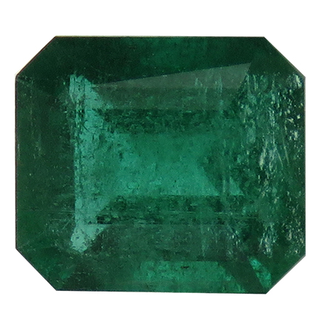 1.81 ct Emerald Cut Emerald : Deep Green