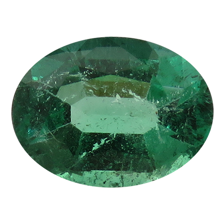 1.20 ct Oval Emerald : Rich Green