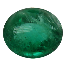 7.66 ct Cabochon Emerald : Rich Green