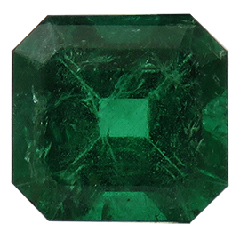 1.69 ct Deep Rich Green Natural Emerald Cut Natural Emerald
