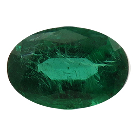0.99 ct Oval Emerald : Deep Rich Green