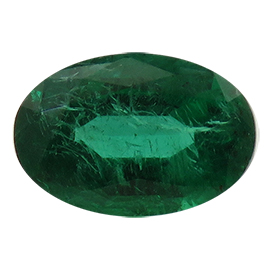 0.99 ct Deep Rich Green Oval Natural Emerald