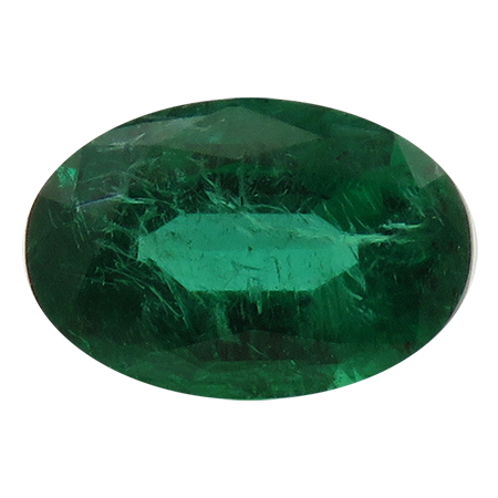 0.99 ct Deep Rich Green Oval Natural Emerald