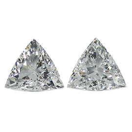 1.20 cttw Pair of Trillion Diamonds : F / VS1