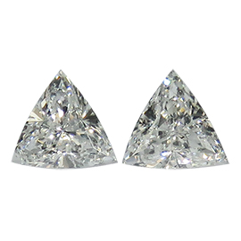 1.01 cttw Pair of Trillion Diamonds : G / VS2