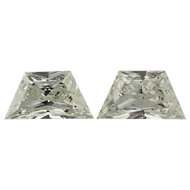 1.60 cttw Pair of Trapezoid Brilliant Cut Diamonds : I / VS2