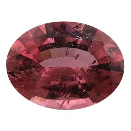 8.55 ct Oval Rubelite : Brownish Red