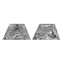 0.15 ct Trapezoid Diamond : D / SI1
