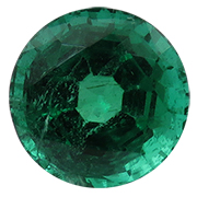 2.67 ct Intense Green Round Natural Emerald