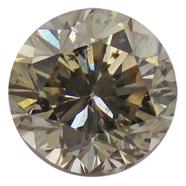 0.40 ct Round Diamond : Fancy Light Brown / I1