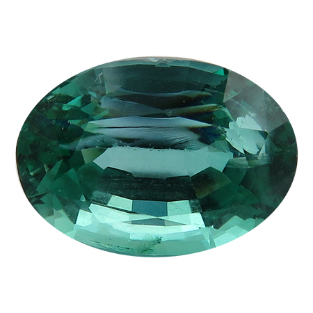 3.38 ct Oval Emerald : Green