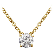 14K Yellow Gold 0.40cttw Diamond Pendant