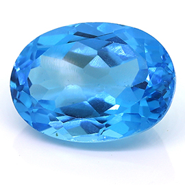 17.16 ct Oval Topaz : Fine Royal Blue