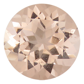 1.70 ct Brownish Pink Round Natural Morganite