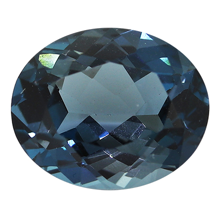 3.52 ct Oval Topaz London: Grayish Blue