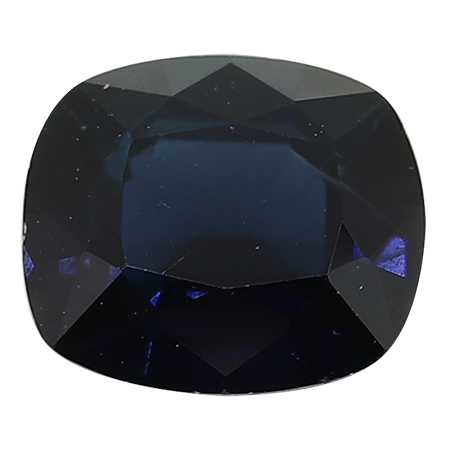 0.97 ct Deep Blue Cushion Cut Natural Blue Sapphire