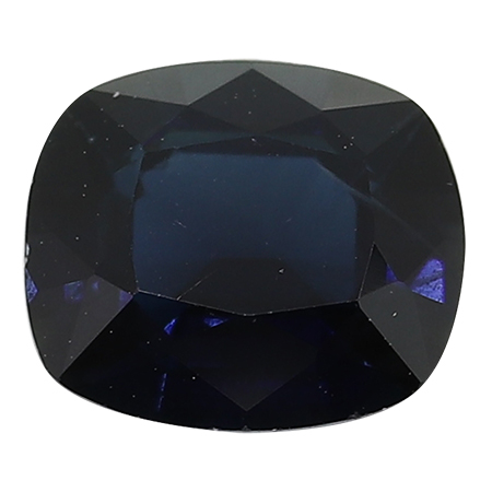 0.97 ct Cushion Cut Blue Sapphire : Deep Blue