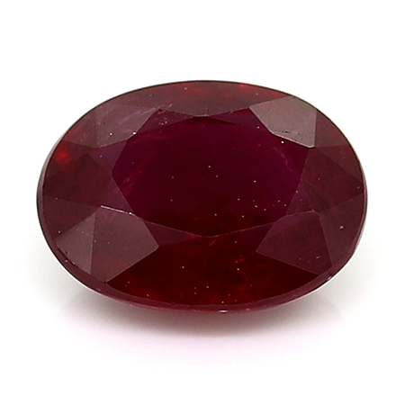 0.45 ct Oval Ruby : Red