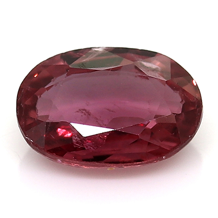 0.40 ct Oval Ruby : Violet Red