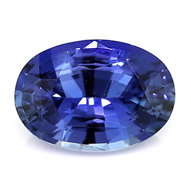0.85 ct Oval Blue Sapphire : Royal Navy Blue