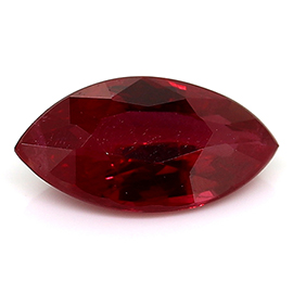 1.01 ct Marquise Ruby : Rich Red