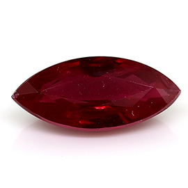 1.01 ct Marquise Ruby : Pigeon Blood Red
