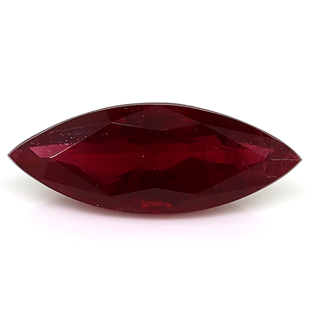 0.99 ct Marquise Ruby : Pigeon Blood Red