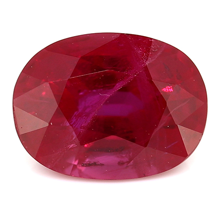 1.07 ct Deep Rich Red Oval Natural Ruby