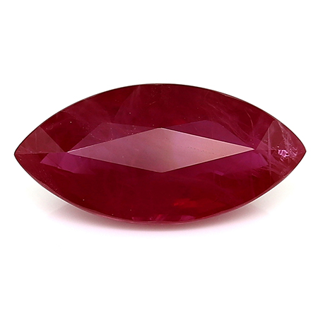 1.35 ct Marquise Ruby : Rich Red