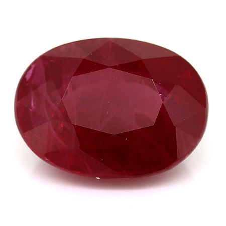 2.04 ct Oval Ruby : Pigeon Blood Red