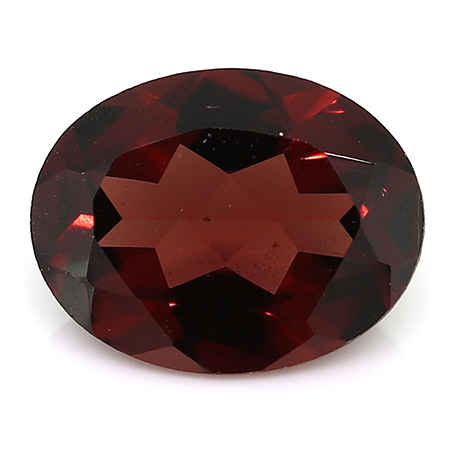 1.98 ct Oval Garnet : Reddish Brown