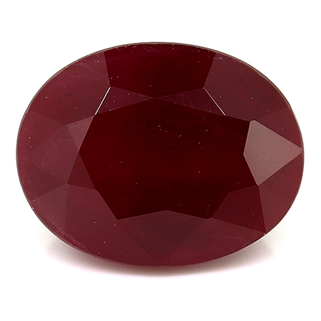 2.96 ct Oval Ruby : Pigeon Blood Red