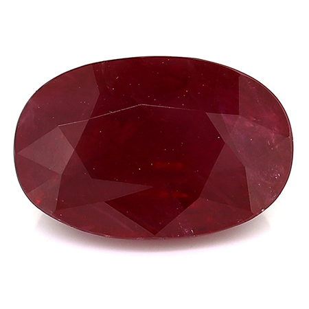 2.52 ct Rich Pigeon Blood Red Oval Natural Ruby