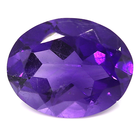 2.04 ct Oval Amethyst : Deep Rich Purple