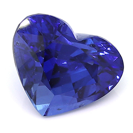 4.26 ct Heart Shape Blue Sapphire : Royal Blue