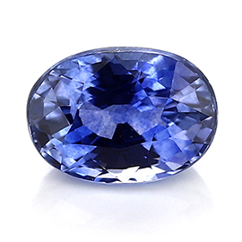 1.30 ct Oval Blue Sapphire : Rich Blue